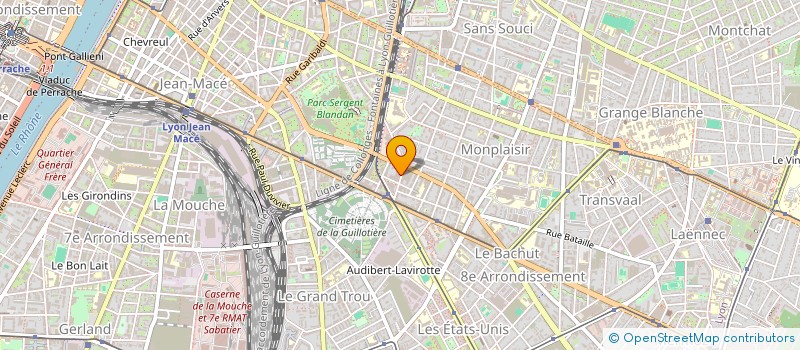 localisation de l'entreprise MONSIEUR PIERRICK SERVAIS  LYON