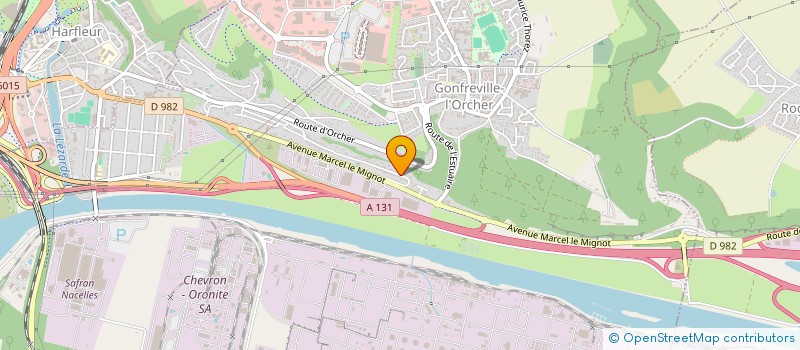 localisation de l'entreprise MONSIEUR PIERRICK SOSSON  GONFREVILLE-L'ORCHER