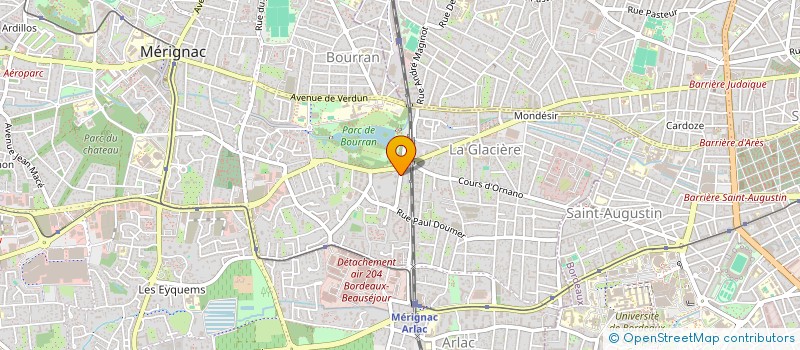 localisation de l'entreprise MONSIEUR PIERRICK SOUBIROUS à MERIGNAC