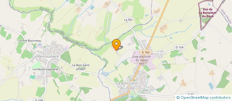 localisation de l'entreprise MONSIEUR PIERRICK SUPIOT à LA BOISSIERE-DU-DORE