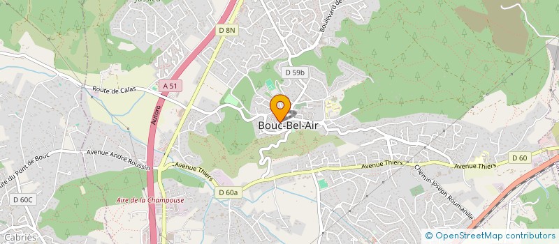 localisation de l'entreprise MONSIEUR PIERRICK TERMINE  BOUC-BEL-AIR