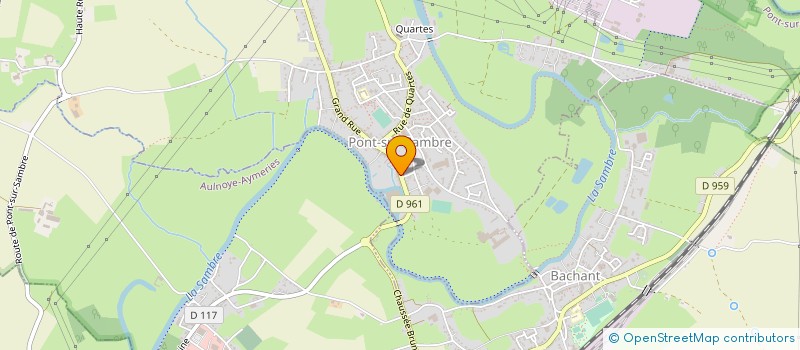 localisation de l'entreprise MONSIEUR PIERRICK THELLIEZ  PONT-SUR-SAMBRE