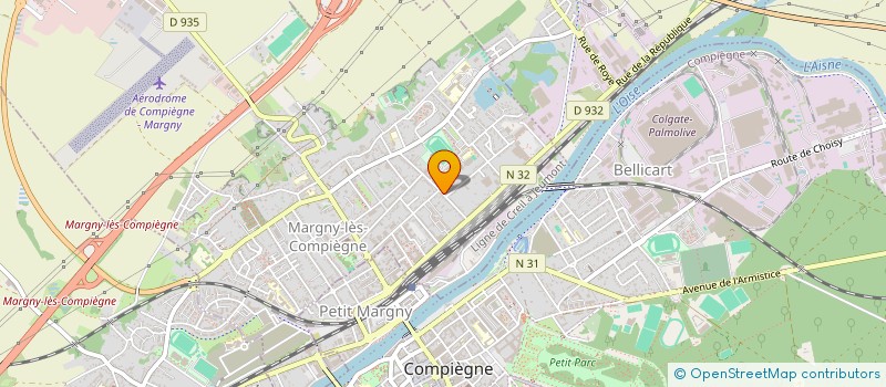 localisation de l'entreprise MONSIEUR PIERRICK VANKERSSCHAVER à MARGNY-LES-COMPIEGNE
