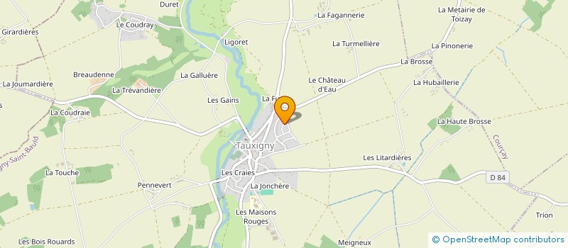 localisation de l'entreprise MONSIEUR PIERRICK VINATIER  TAUXIGNY-SAINT-BAULD