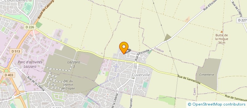 localisation de l'entreprise MONSIEUR PIERRICK VIVET  CUVERVILLE