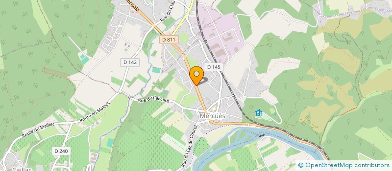 localisation de l'entreprise MONSIEUR PIERRICK WITRY  MERCUES