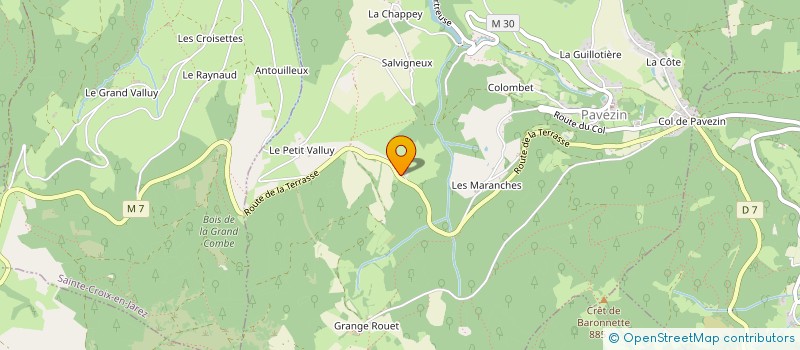 localisation de l'entreprise MONSIEUR PIERRINO VALEY  PAVEZIN