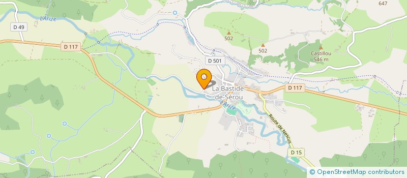 localisation de l'entreprise MONSIEUR PIERROT ADVOCAT à LA BASTIDE-DE-SEROU