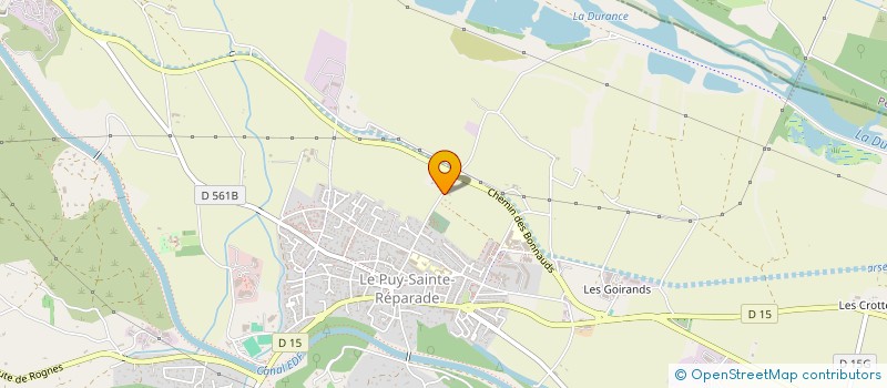 localisation de l'entreprise MONSIEUR PIERROT DEBARD  LE PUY-SAINTE-REPARADE