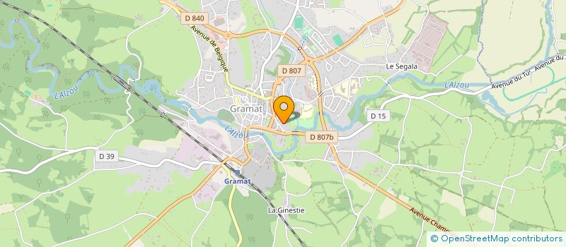 localisation de l'entreprise MONSIEUR PIERROT DOREMUS à GRAMAT