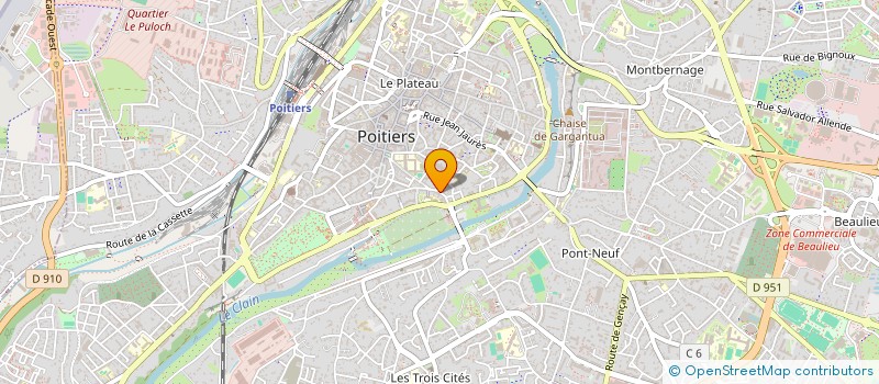 localisation de l'entreprise MONSIEUR PIERROT HOUNGBEDJI à POITIERS