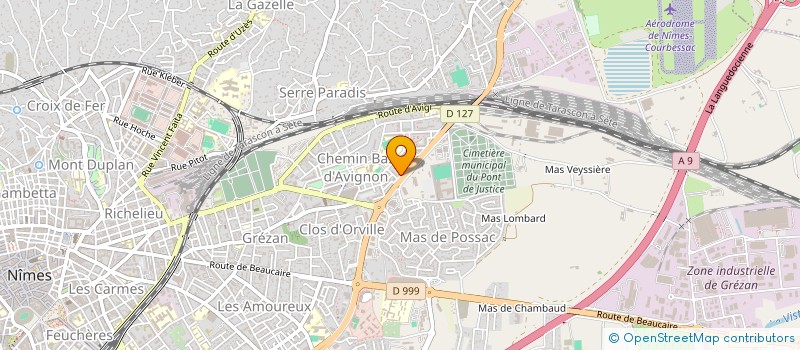 localisation de l'entreprise MONSIEUR PIERROT MACE  NIMES