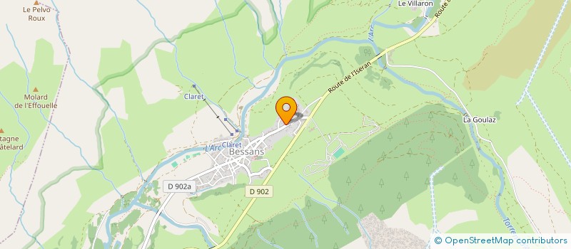 localisation de l'entreprise MONSIEUR PIERROT PERSONNAZ  BESSANS