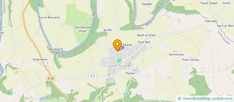 localisation de l'entreprise MONSIEUR PIERROT TRINKWELL  SAINT-GOAZEC