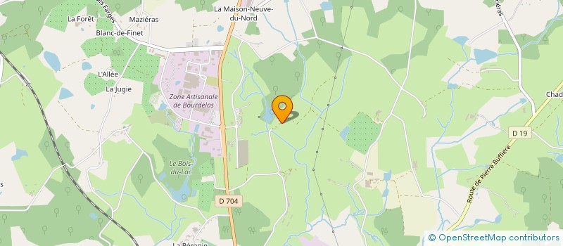 localisation de l'entreprise MONSIEUR PIERRRE CHATRAS à SAINT-YRIEIX-LA-PERCHE