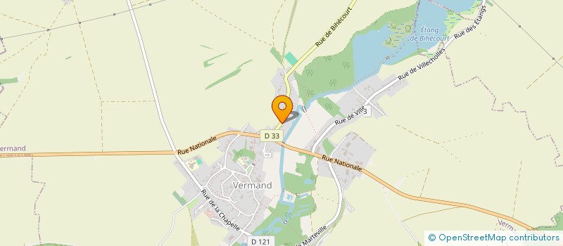 localisation de l'entreprise MONSIEUR PIERRRE FERREIRA DAS NEVES  VERMAND