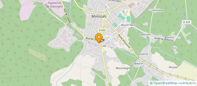 localisation de l'entreprise MONSIEUR PIERRRE TASTET  MIMIZAN