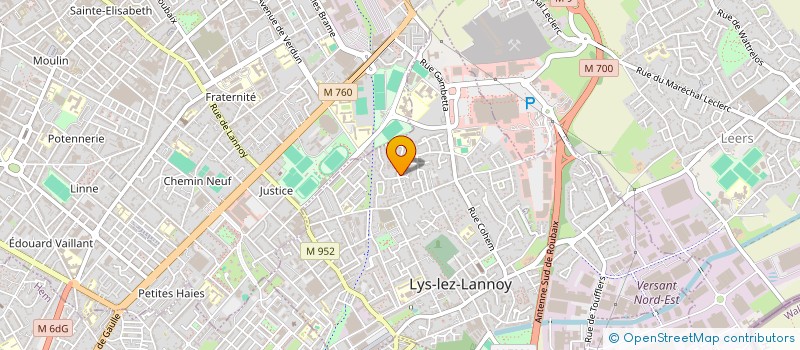 localisation de l'entreprise MONSIEUR PIERRYCK BECQ  LYS-LEZ-LANNOY