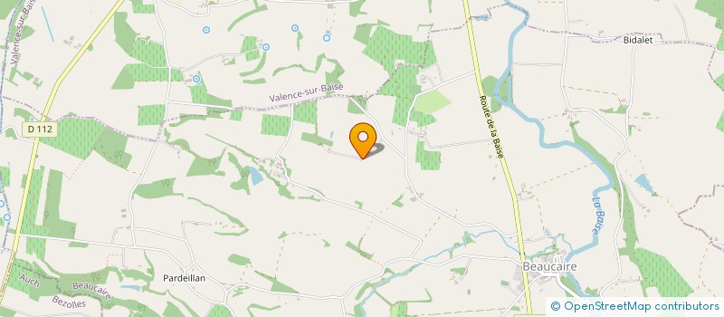 localisation de l'entreprise MONSIEUR PIERS BUESNEL  BEAUCAIRE