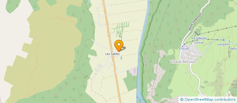 localisation de l'entreprise MONSIEUR PIET DE PAUW  LE BOURG-D'OISANS