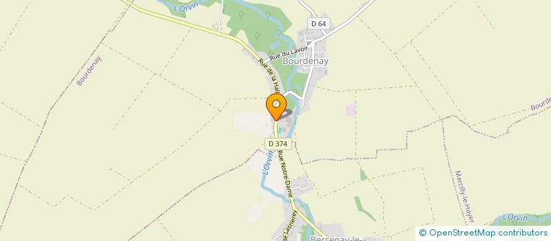 localisation de l'entreprise MONSIEUR PIETER MARTENS  BOURDENAY