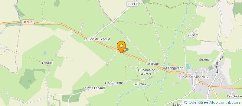 localisation de l'entreprise MONSIEUR PIETER MEES  SAINT-MENOUX