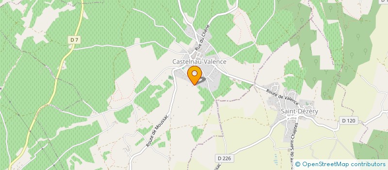 localisation de l'entreprise MONSIEUR PIETER PERDIEUS  CASTELNAU-VALENCE