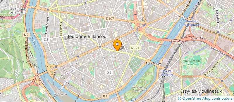 localisation de l'entreprise MONSIEUR PIETRO BARTALINI  BOULOGNE-BILLANCOURT