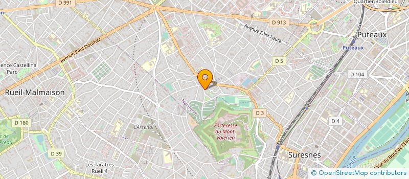 localisation de l'entreprise MONSIEUR PIETRO CASAGRANDE à NANTERRE
