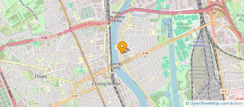 localisation de l'entreprise MONSIEUR PIETRO COMUZZO  CHOISY-LE-ROI