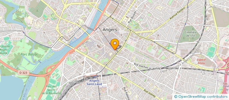 localisation de l'entreprise MONSIEUR PIETRO CREA à ANGERS