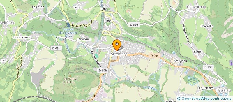 localisation de l'entreprise MONSIEUR PIETRO PORRE  SAINT-MARTIN-DE-BAVEL