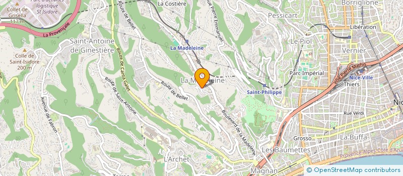 localisation de l'entreprise MONSIEUR PIETRO SANGUEDOLCE à NICE