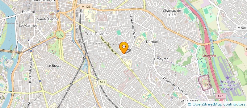 localisation de l'entreprise MONSIEUR PIIERRE MENARRD  TOULOUSE