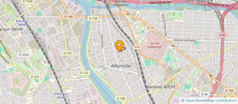 localisation de l'entreprise MONSIEUR PILUEK THONGWONG à ALFORTVILLE