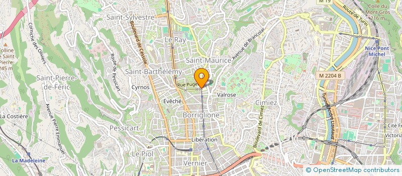 localisation de l'entreprise MONSIEUR PINHAS AZRAN à NICE