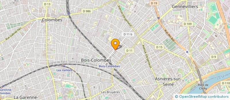 localisation de l'entreprise MONSIEUR PINTO SERAFINO à BOIS-COLOMBES