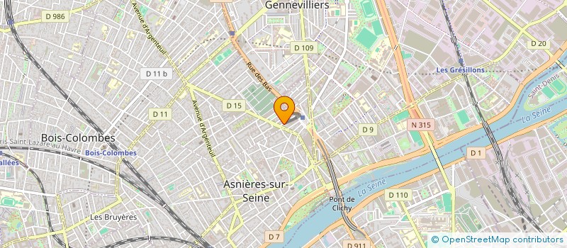 localisation de l'entreprise MONSIEUR PIOTR BETLEJ à ASNIERES-SUR-SEINE