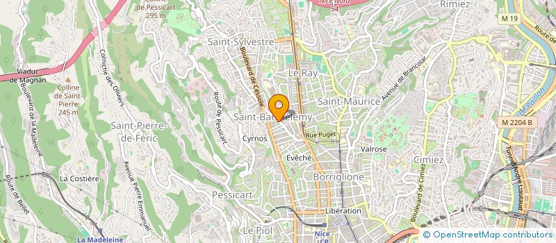 localisation de l'entreprise MONSIEUR PIOTR BULSKI à NICE