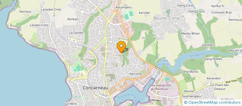 localisation de l'entreprise MONSIEUR PIOTR DEMPNIAK à CONCARNEAU