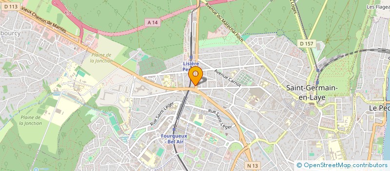 localisation de l'entreprise MONSIEUR PIOTR DENAROWICZ  SAINT-GERMAIN-EN-LAYE