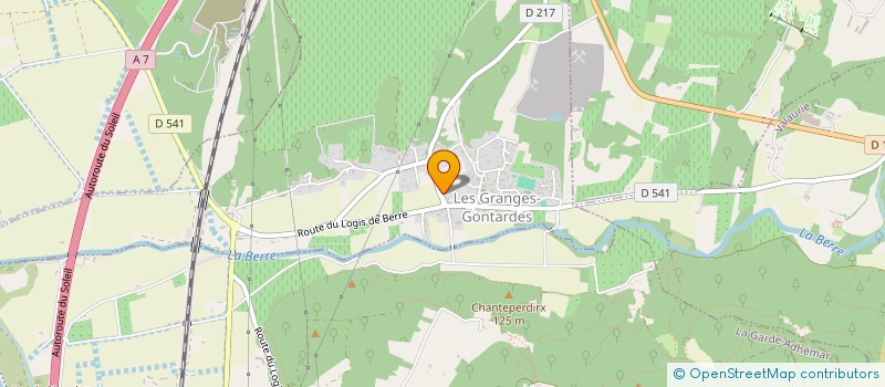 localisation de l'entreprise MONSIEUR PIOTR GULA  LES GRANGES-GONTARDES