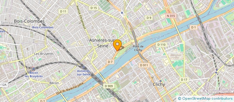 localisation de l'entreprise MONSIEUR PIOTR KOSIOROWSKI à ASNIERES-SUR-SEINE