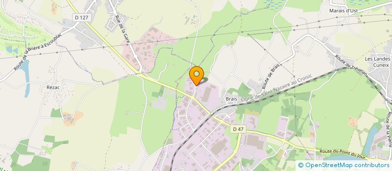 localisation de l'entreprise MONSIEUR PIOTR KOWALSKI  SAINT-NAZAIRE