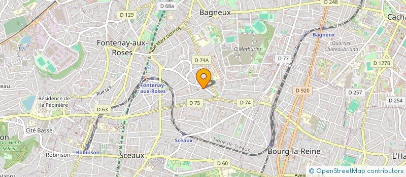 localisation de l'entreprise MONSIEUR PIOTR KULKA à FONTENAY-AUX-ROSES