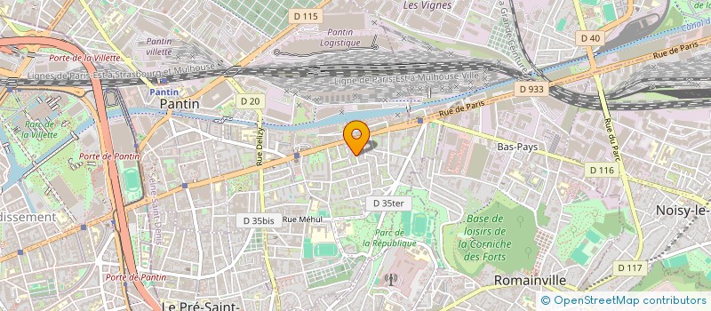 localisation de l'entreprise MONSIEUR PIOTR MAKULA  PANTIN