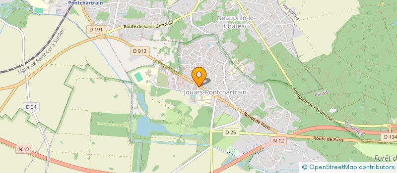 localisation de l'entreprise MONSIEUR PIOTR MEKOFF  JOUARS-PONTCHARTRAIN