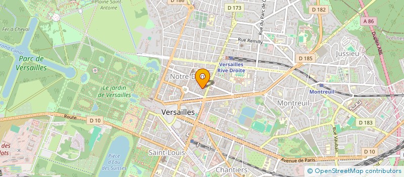 localisation de l'entreprise MONSIEUR PIOTR MILEWSKI à VERSAILLES