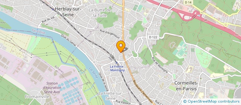localisation de l'entreprise MONSIEUR PIOTR PRZEDZIELEWSKI à LA FRETTE-SUR-SEINE