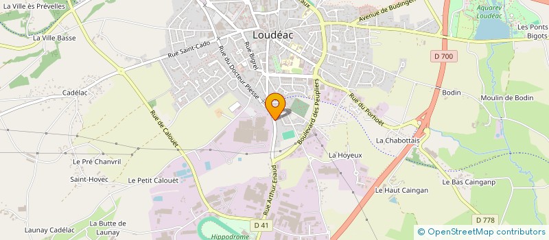 localisation de l'entreprise MONSIEUR PIOTR SPYRKA à LOUDEAC